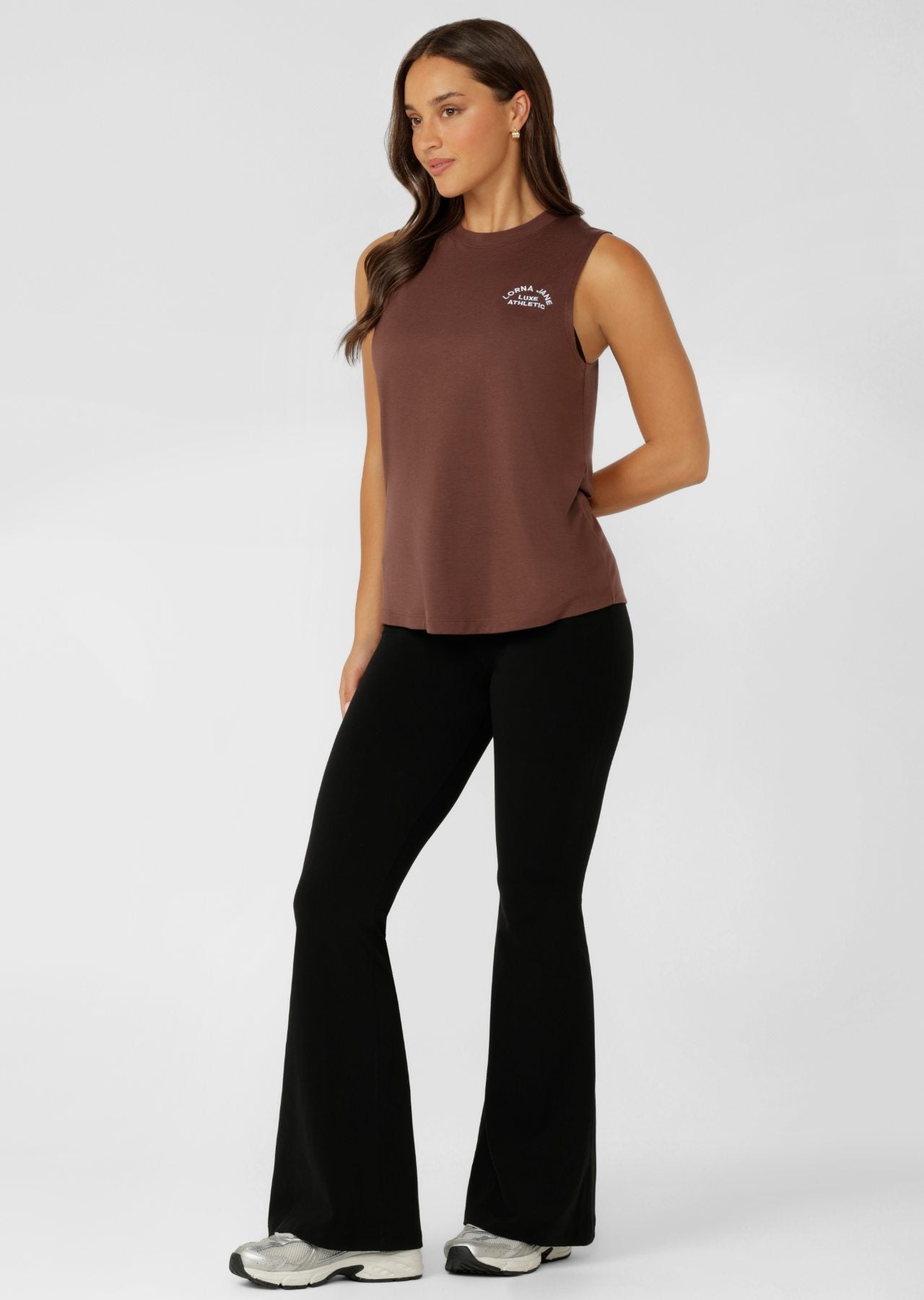 Lorna Jane Lotus Muscle Tank - Onyx