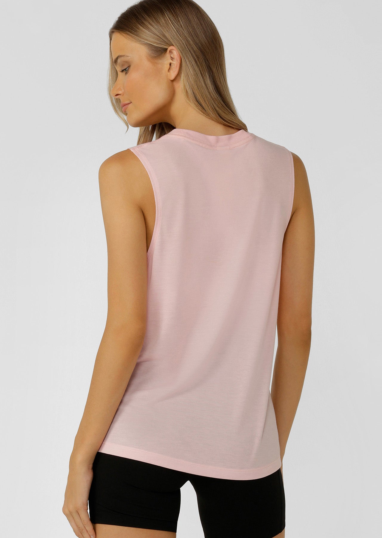 Lorna Jane Lotus Muscle Tank - Peony