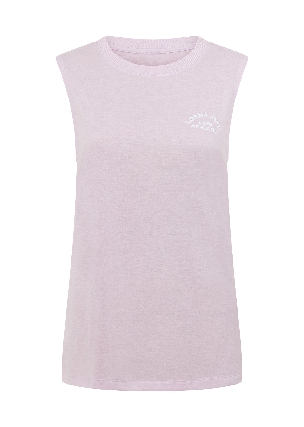 Lorna Jane Lotus Muscle Tank - Pale Orchid Lilac