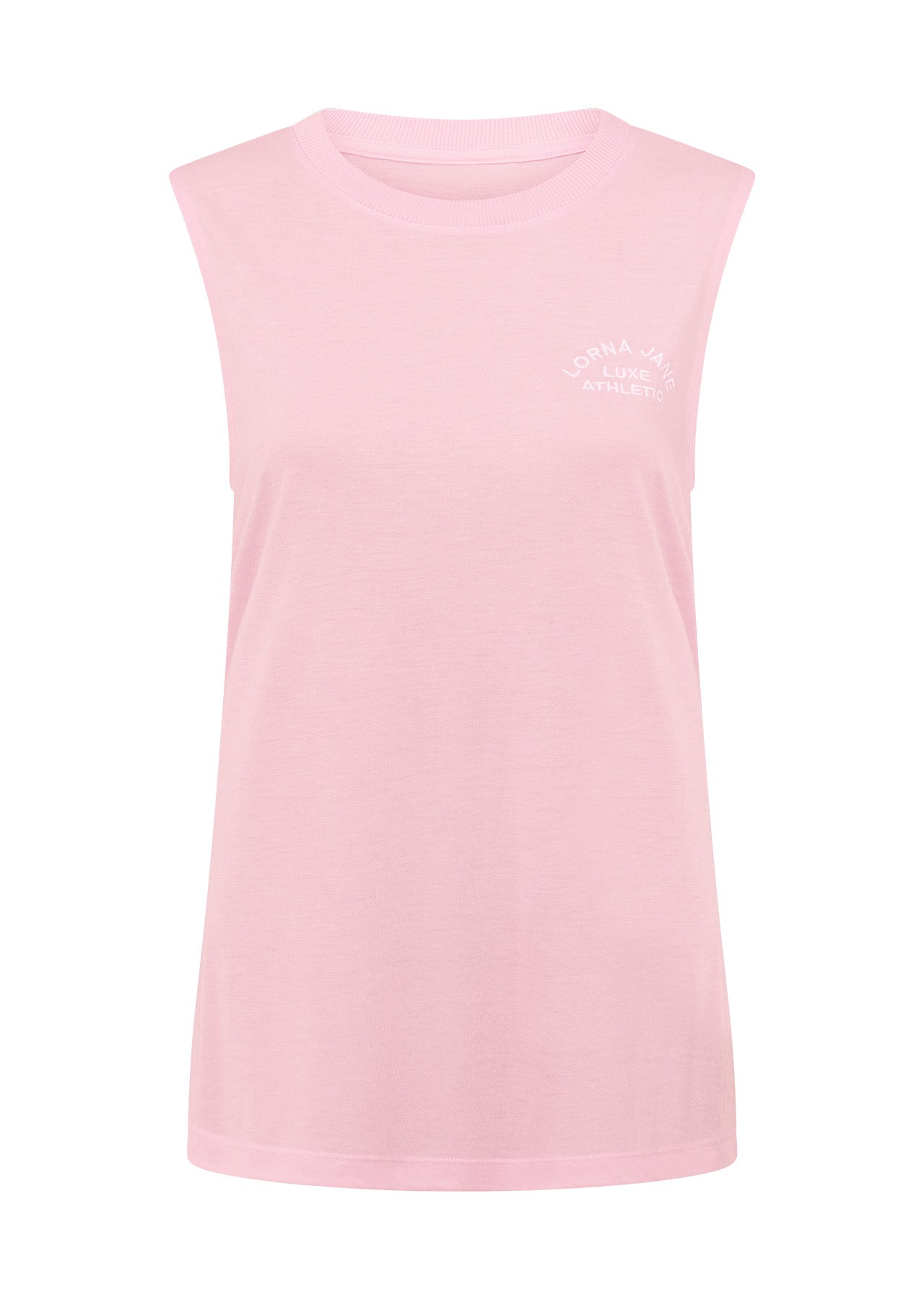 Lorna Jane Lotus Muscle Tank - Sweet Pink