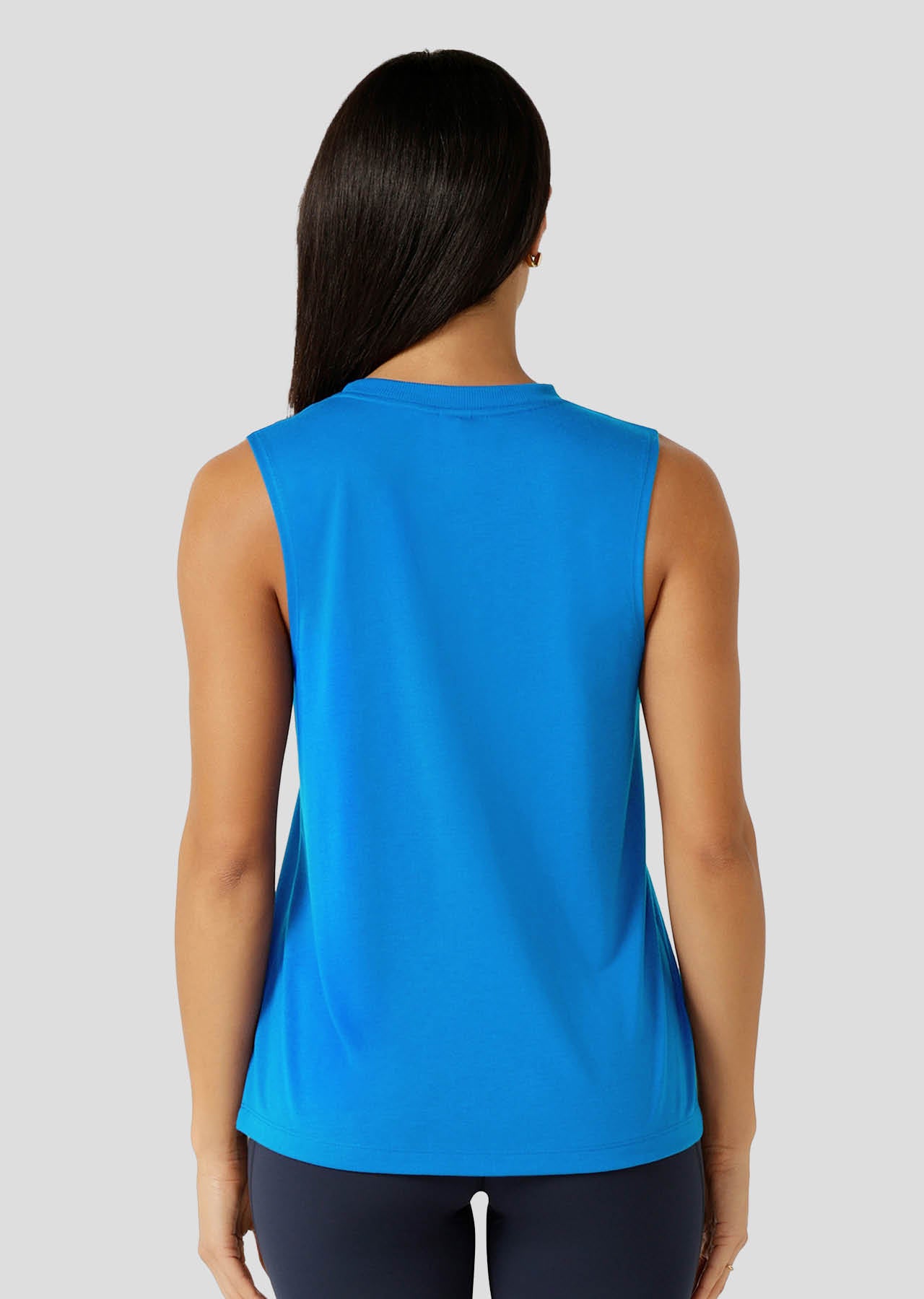 Lorna Jane Lotus Muscle Tank - Vista Blue