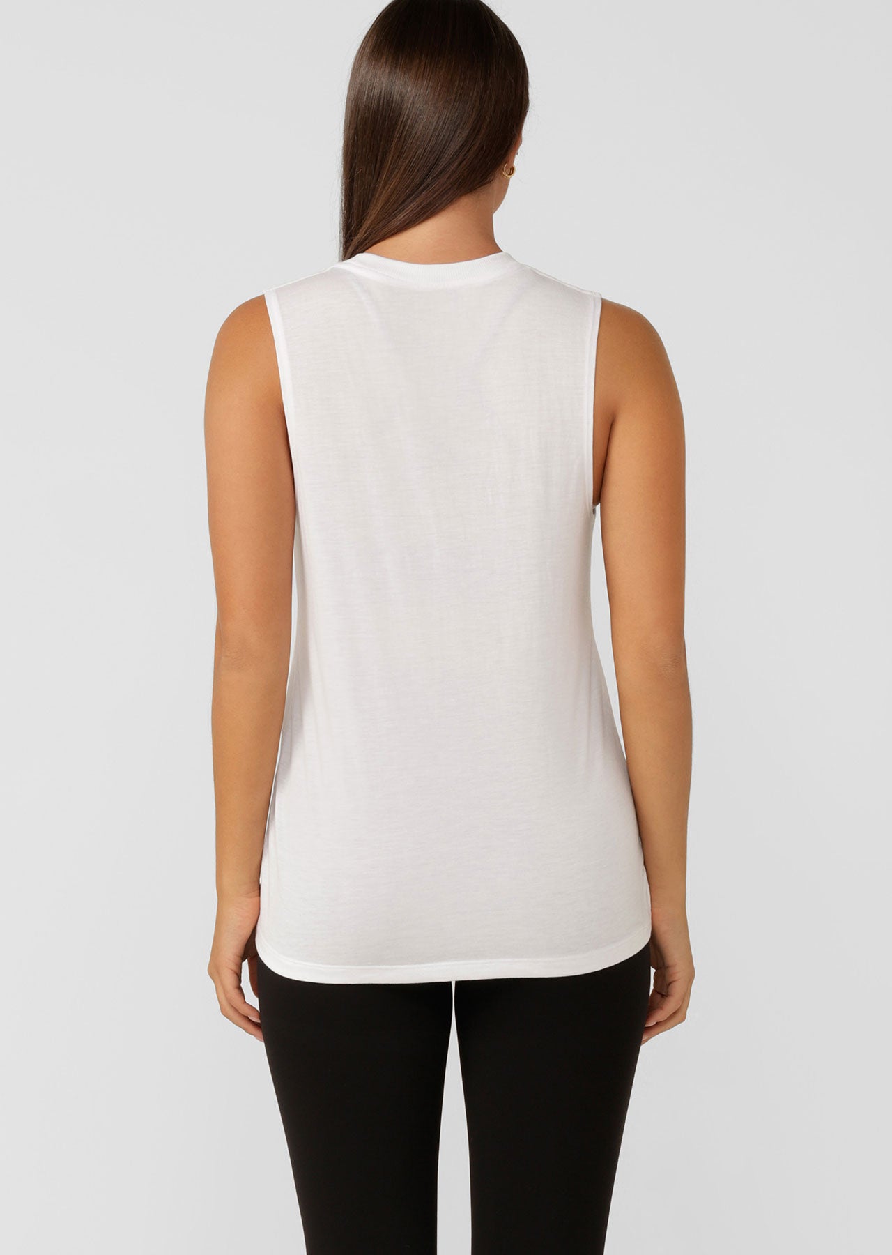 Lorna Jane Lotus Muscle Tank - White