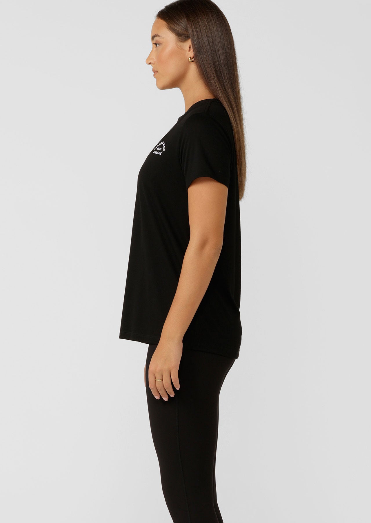 Lorna Jane Lotus T-Shirt - Black