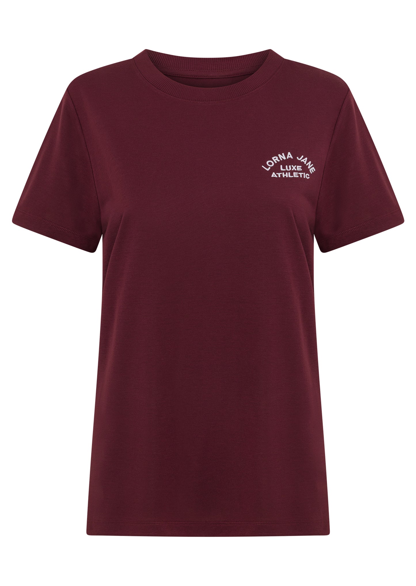 Lorna Jane Lotus T-Shirt - Cranberry