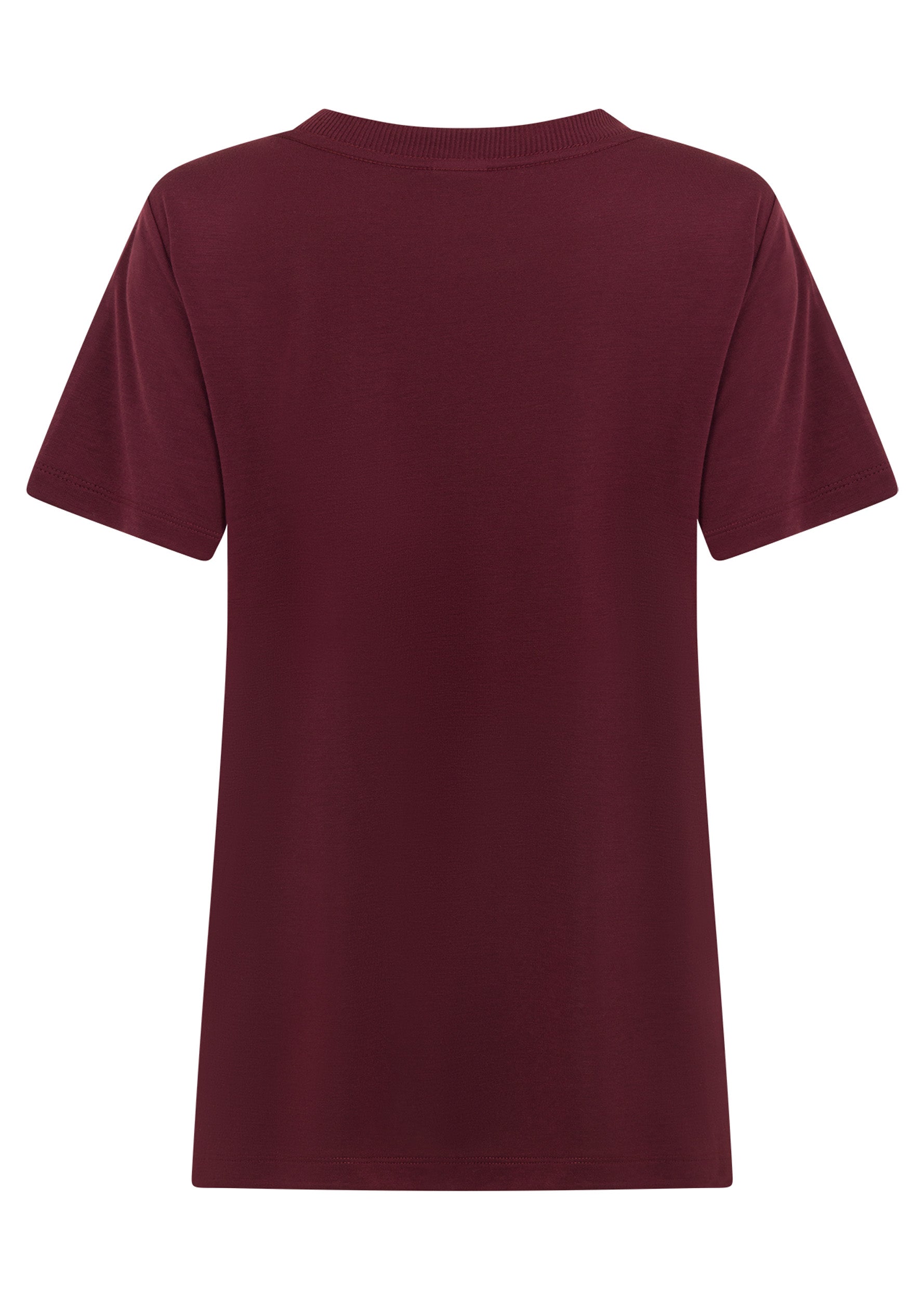 Lorna Jane Lotus T-Shirt - Cranberry