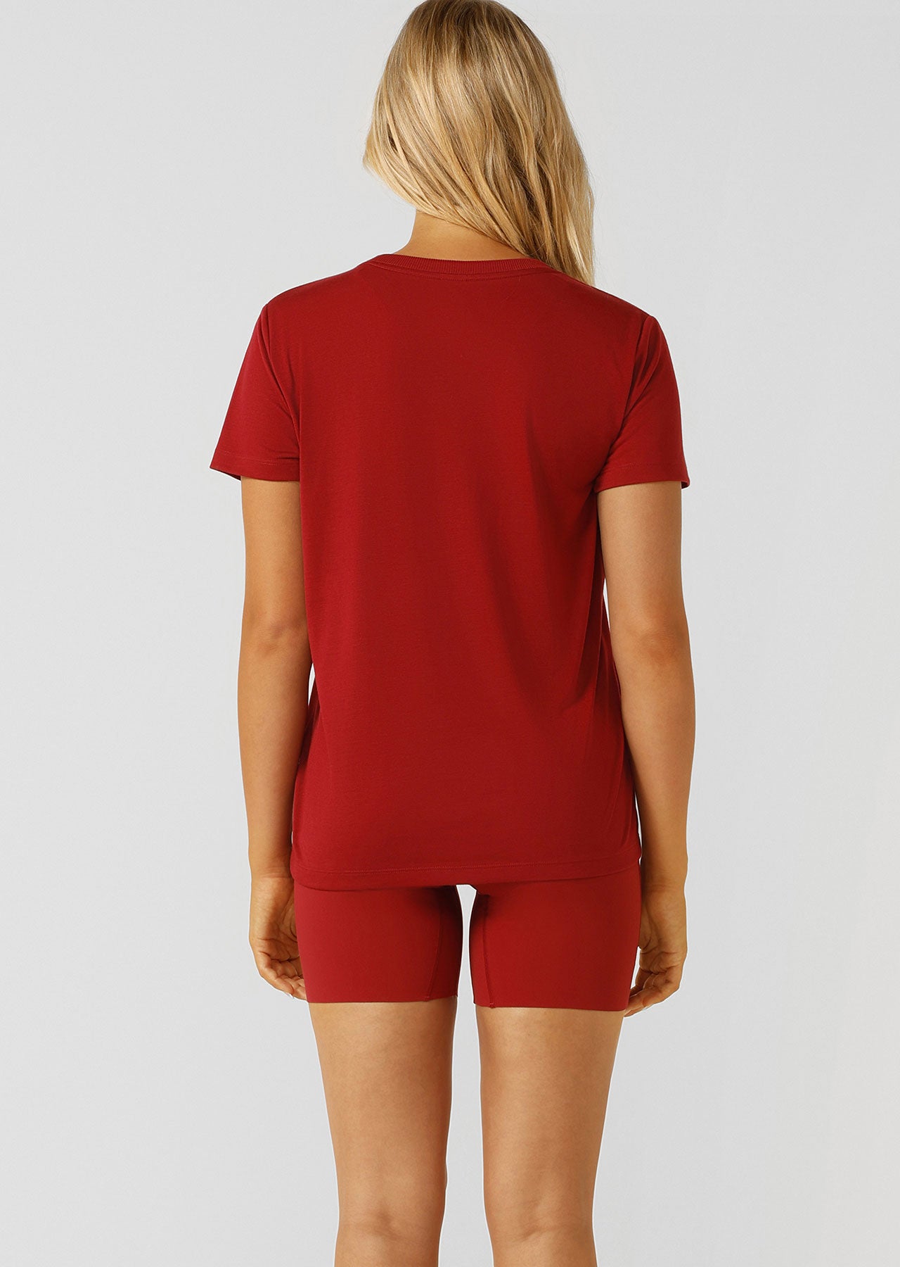 Lorna Jane Lotus T-Shirt - Cherry
