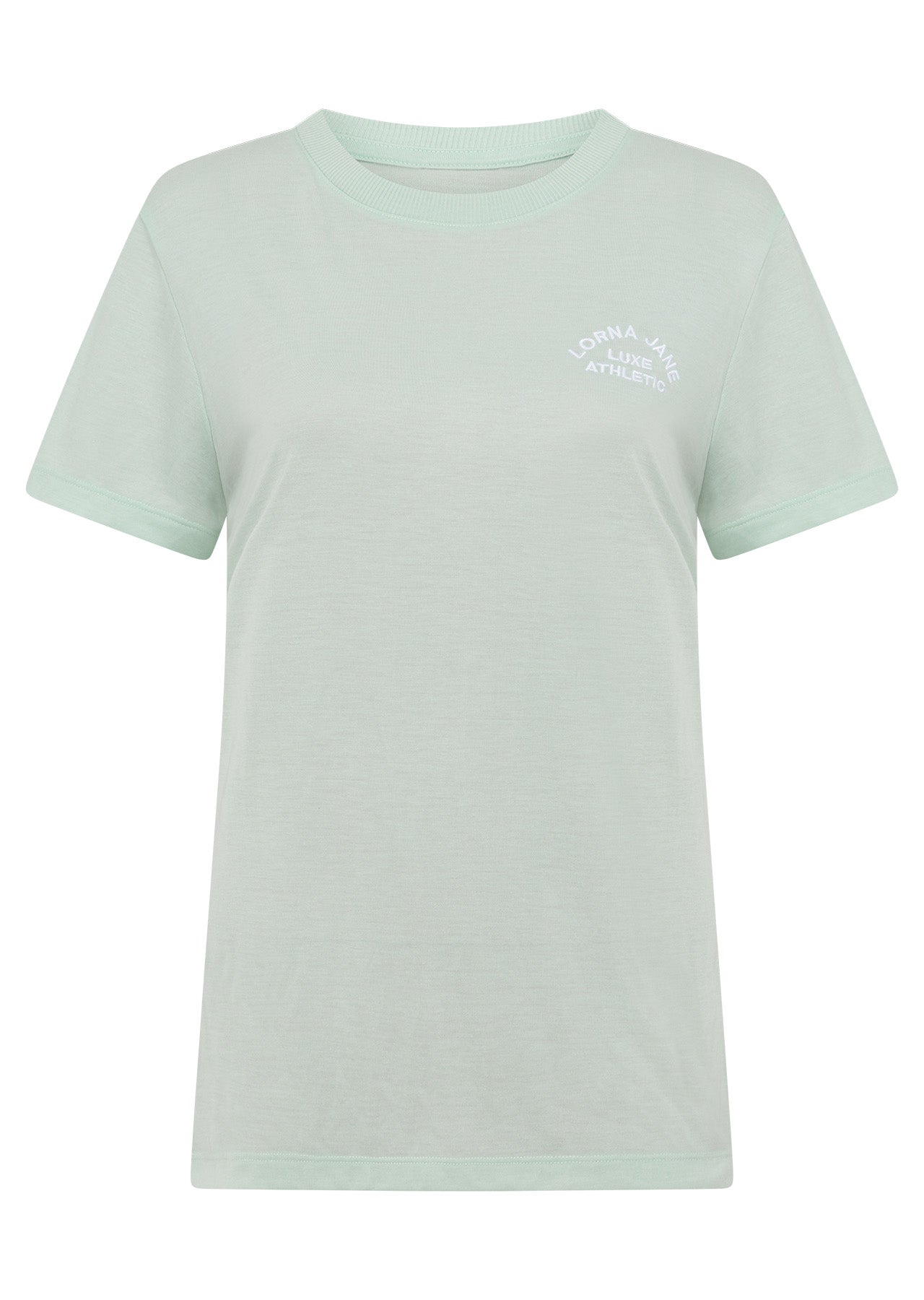Lorna Jane Lotus T-Shirt - Dusty Aqua