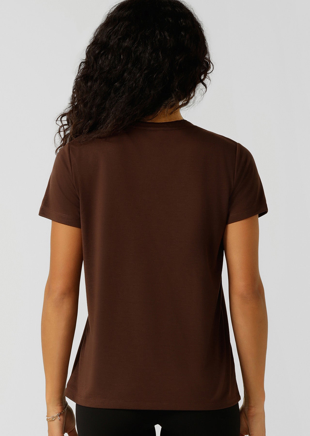 Lorna Jane Lotus T-Shirt - Espresso