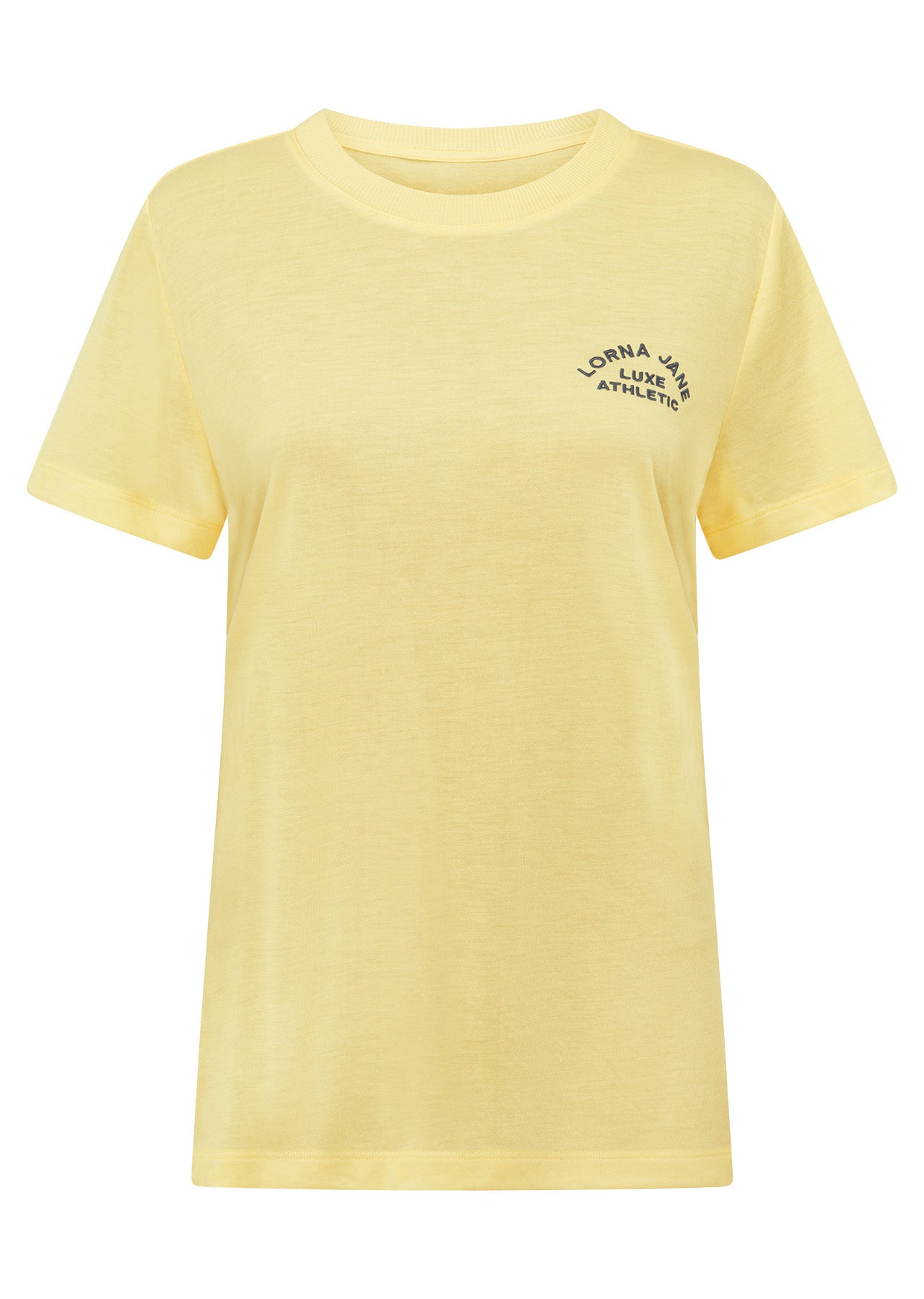 Lorna Jane Lotus T-Shirt - Lemon Cream