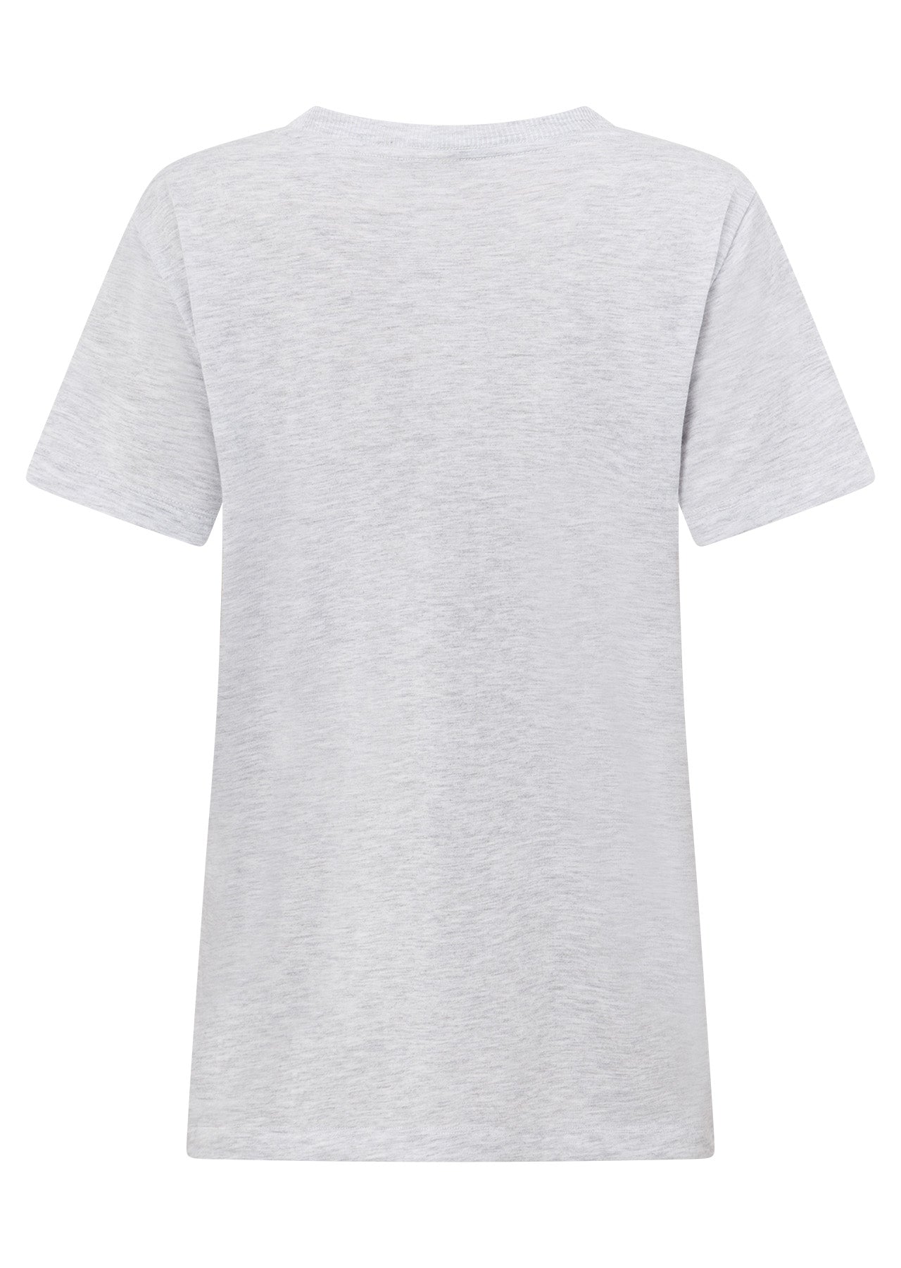 Lorna Jane Lotus T-Shirt - Light Grey Marl