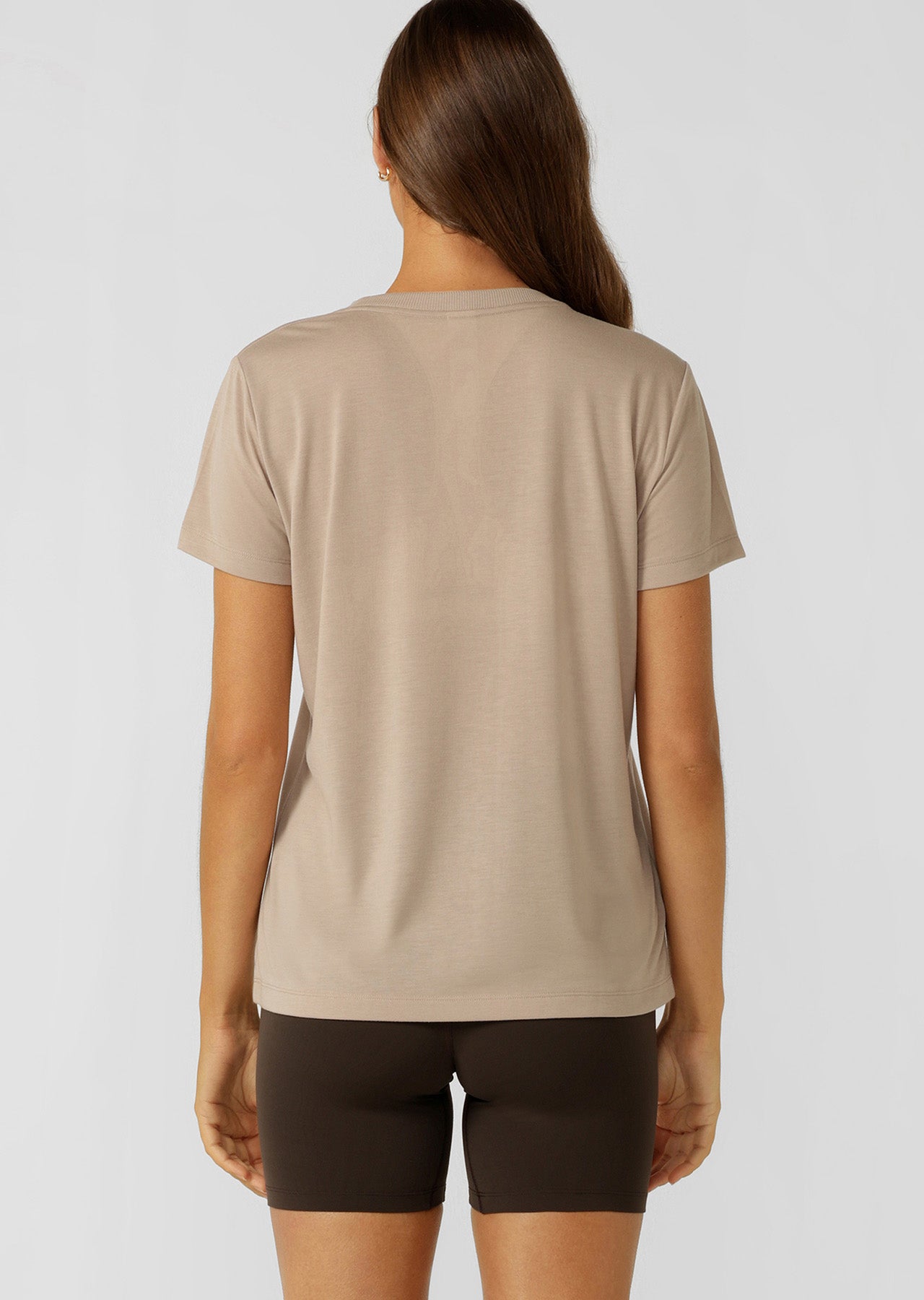 Lorna Jane Lotus T-Shirt - Latte