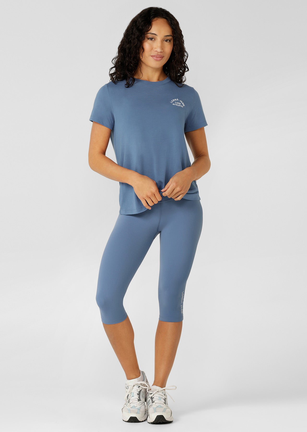 Lorna Jane Lotus T-Shirt - Moonlight Blue