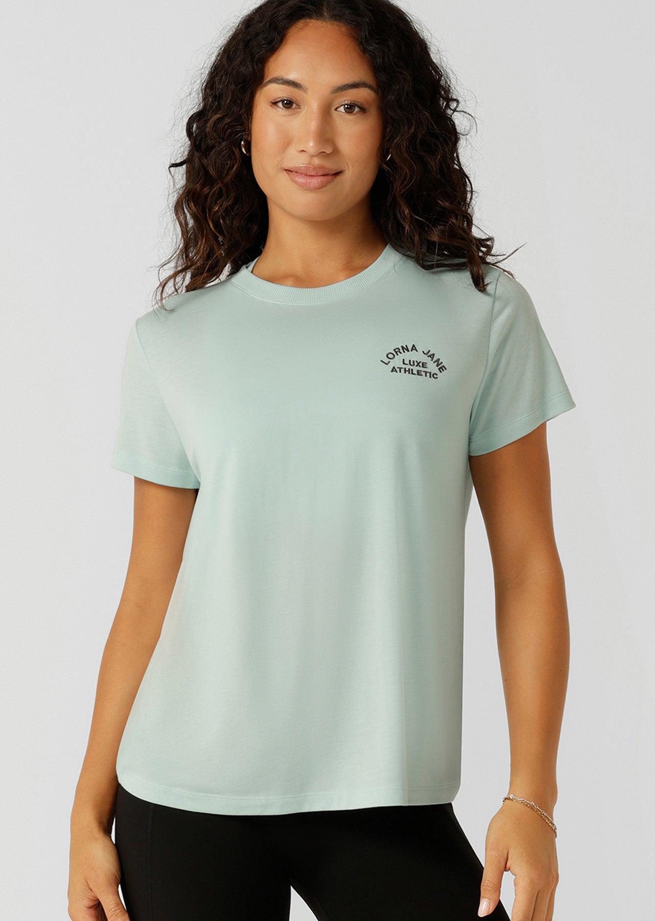 Lorna Jane Lotus T-Shirt - Mystic Blue