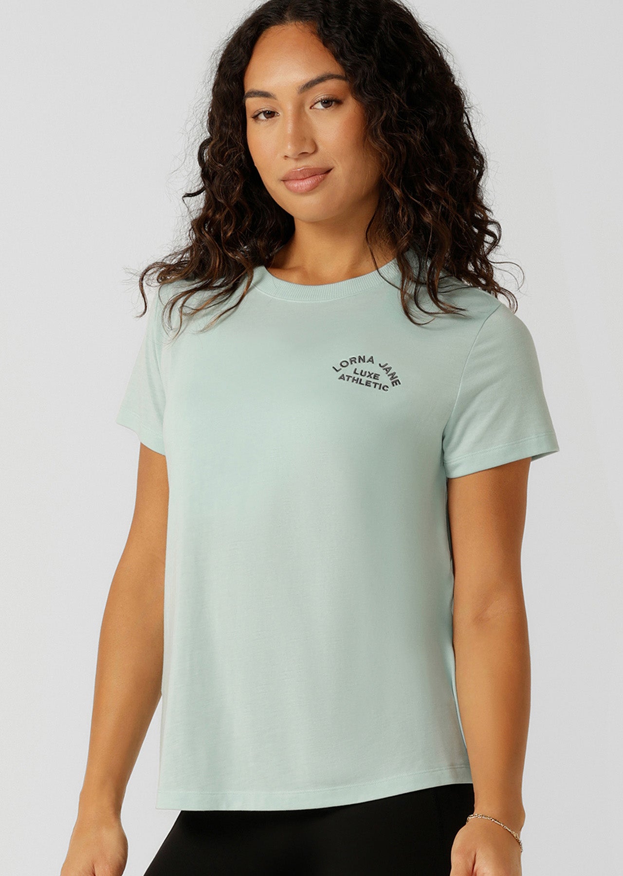 Lorna Jane Lotus T-Shirt - Mystic Blue