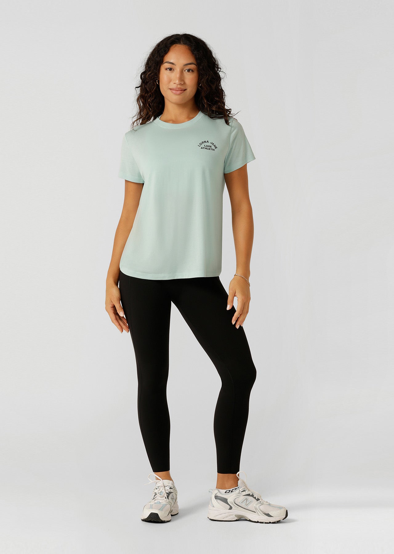 Lorna Jane Lotus T-Shirt - Mystic Blue