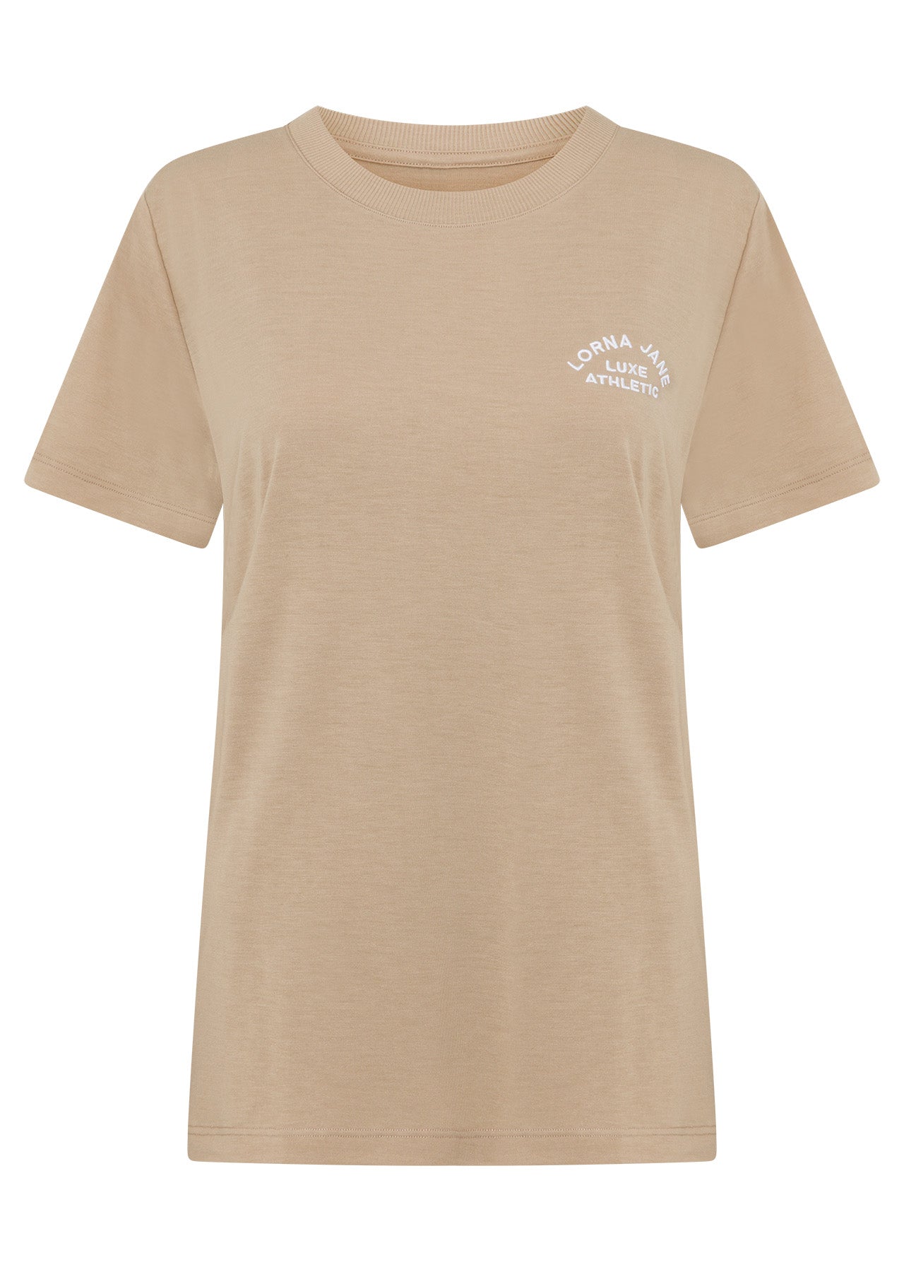 Lorna Jane Lotus T-Shirt - Oxford Tan