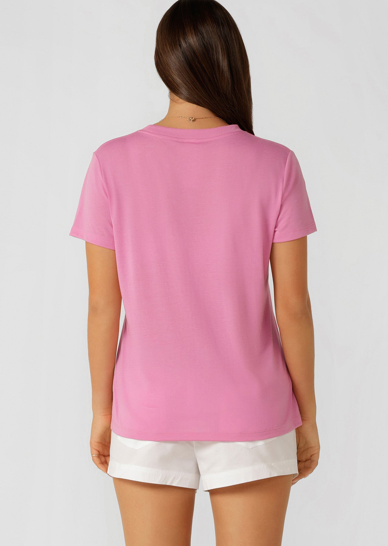 Lorna Jane Lotus T-Shirt - Pink Mauve