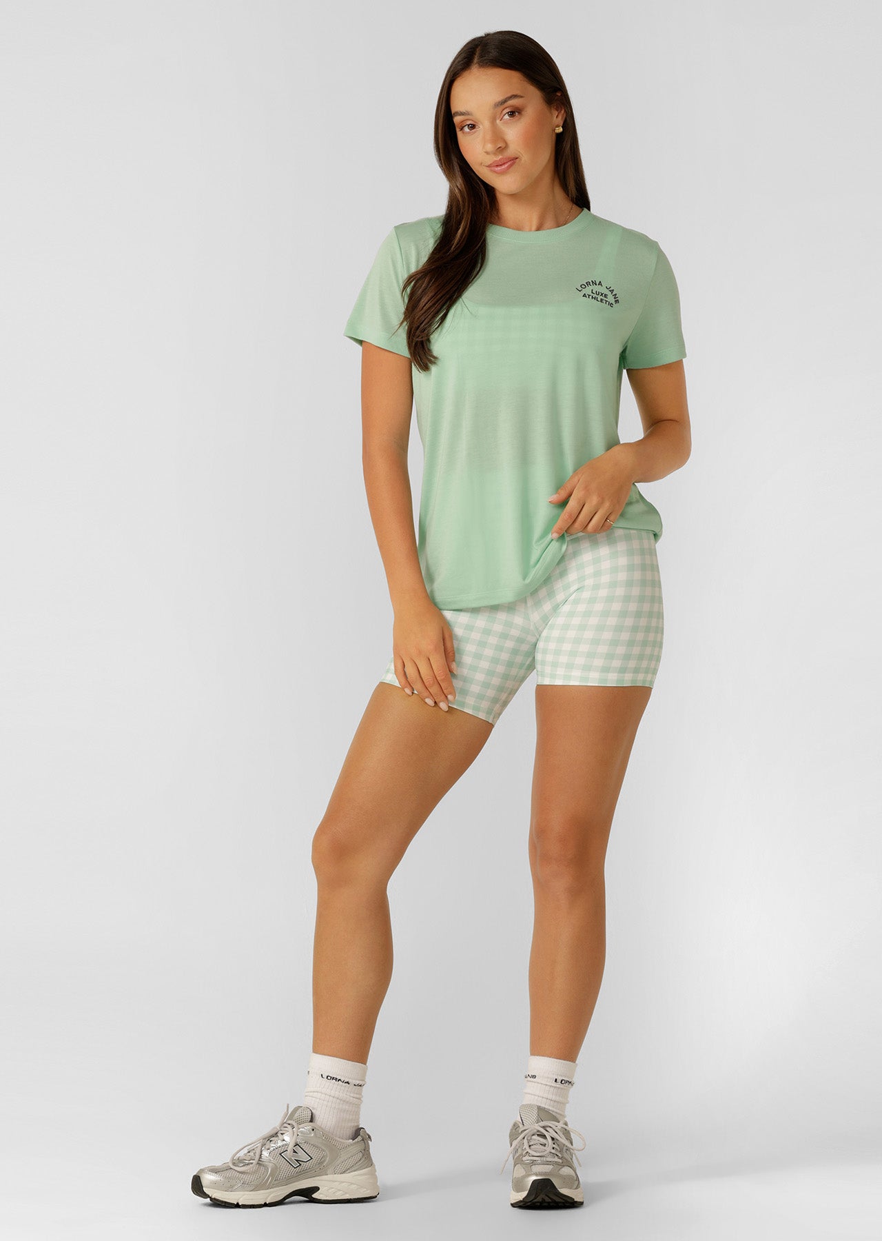 Lorna Jane Lotus T-Shirt - Soft Mint
