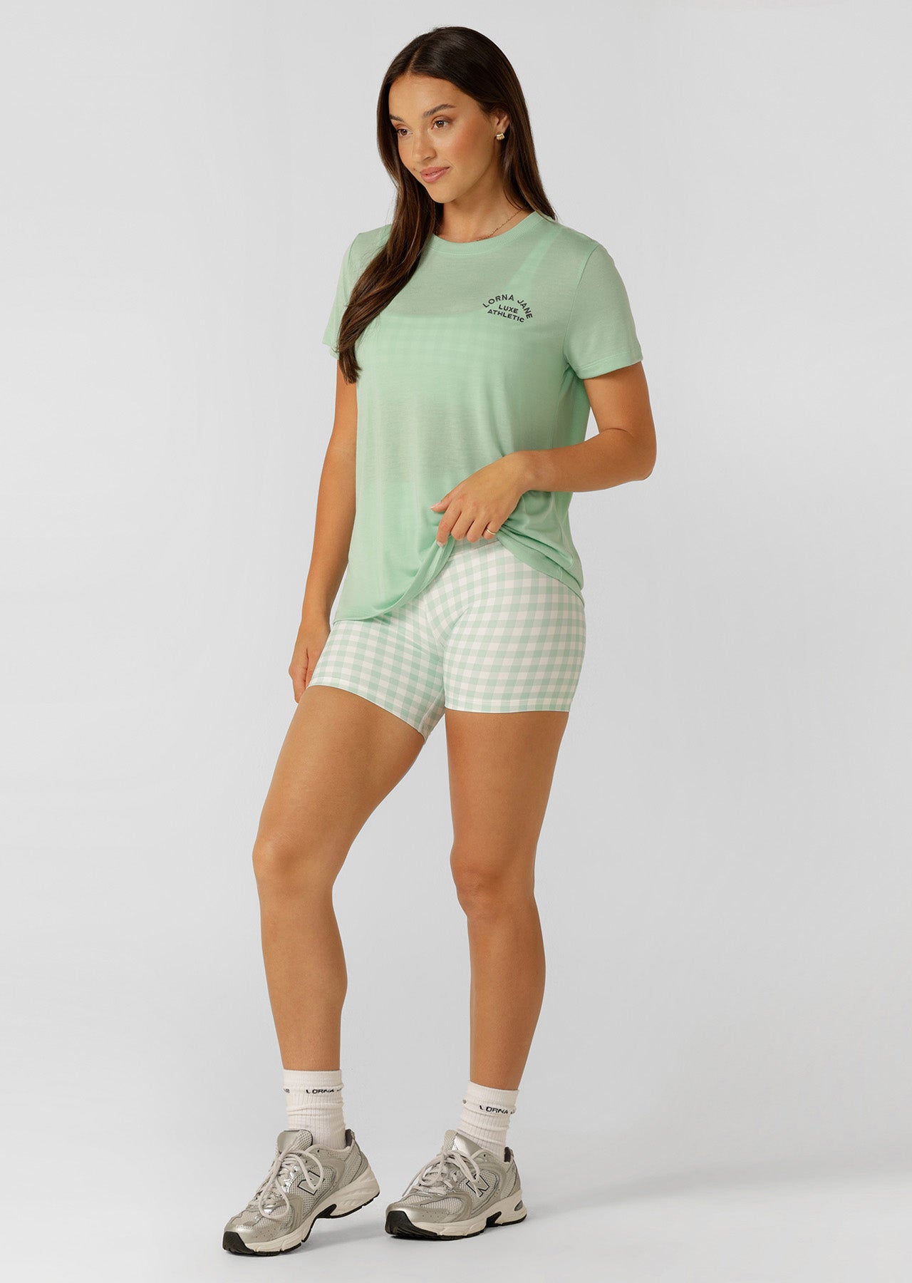 Lorna Jane Lotus T-Shirt - Soft Mint