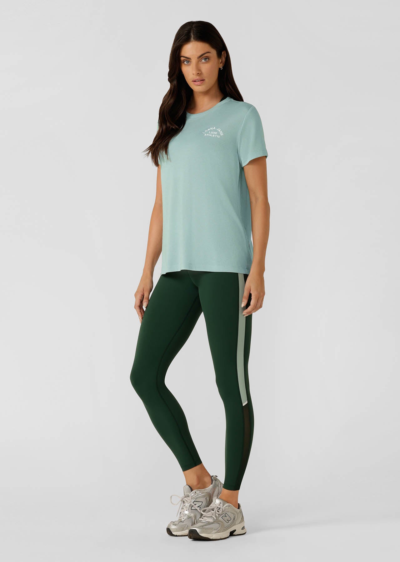 Lorna Jane Lotus T-Shirt - Sea Mist