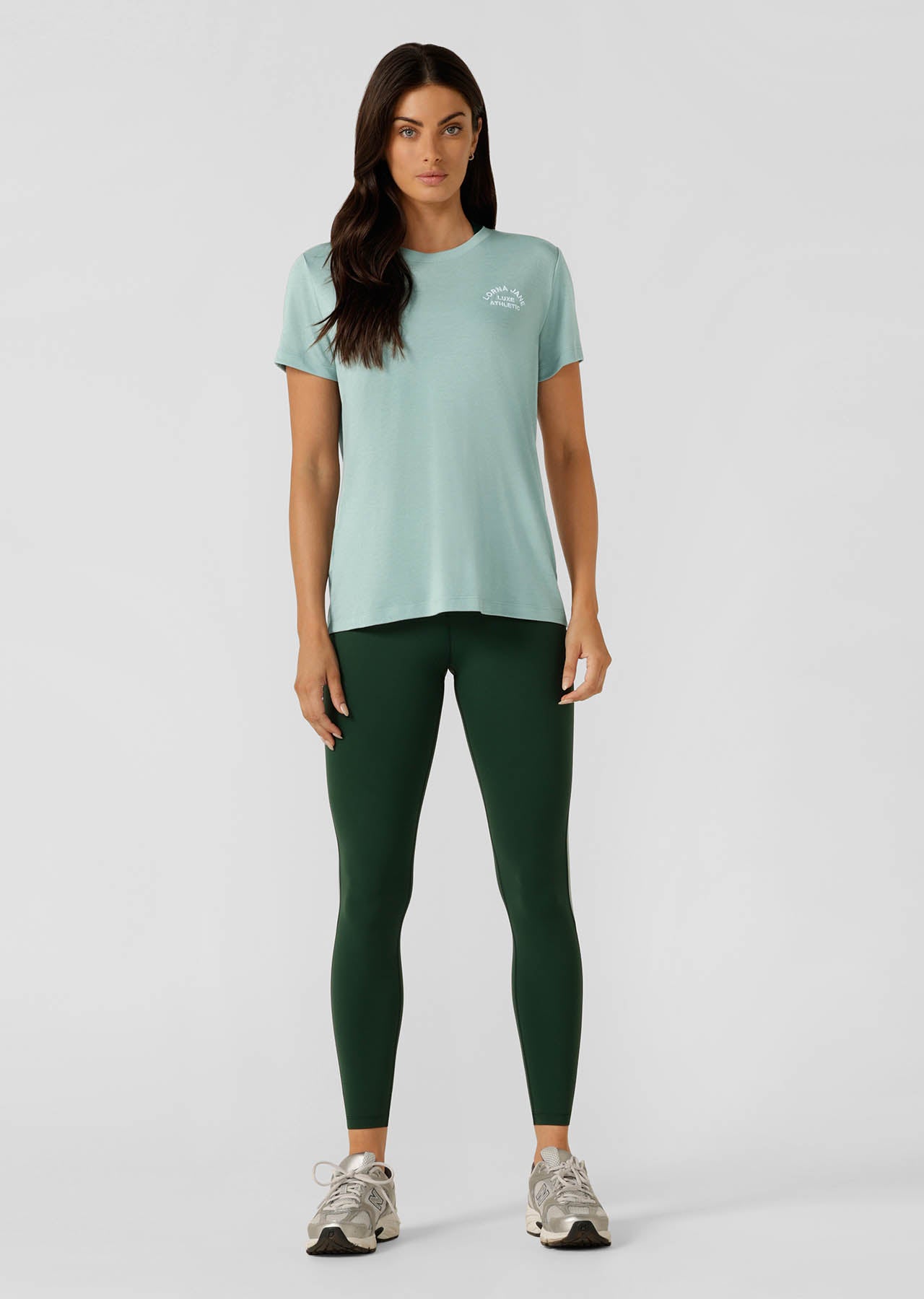 Lorna Jane Lotus T-Shirt - Sea Mist