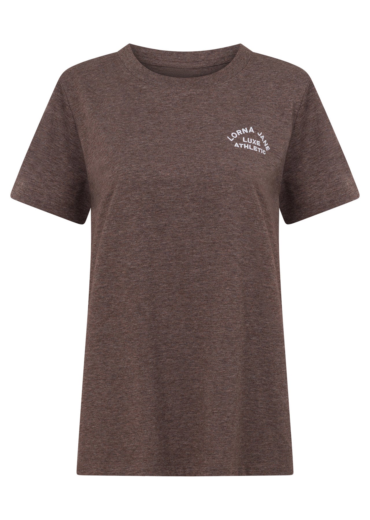 Lorna Jane Lotus T-Shirt - Stone Marl