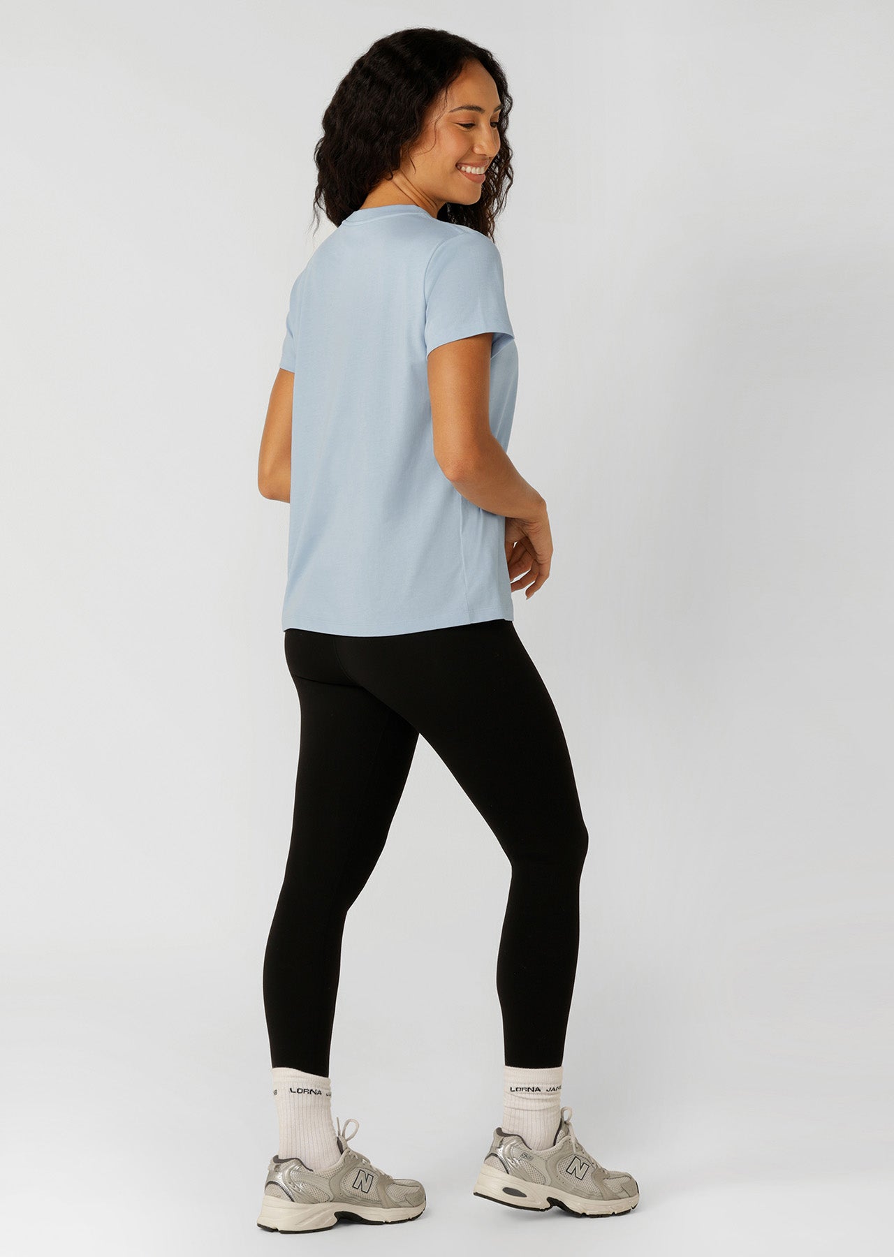 Lorna Jane Lotus T-Shirt - Toulouse Blue