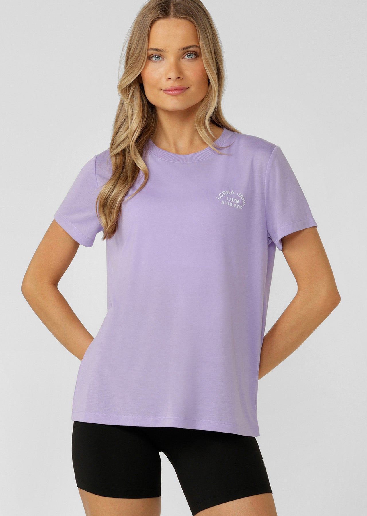 Lorna Jane Lotus T-Shirt - Violet Lilac