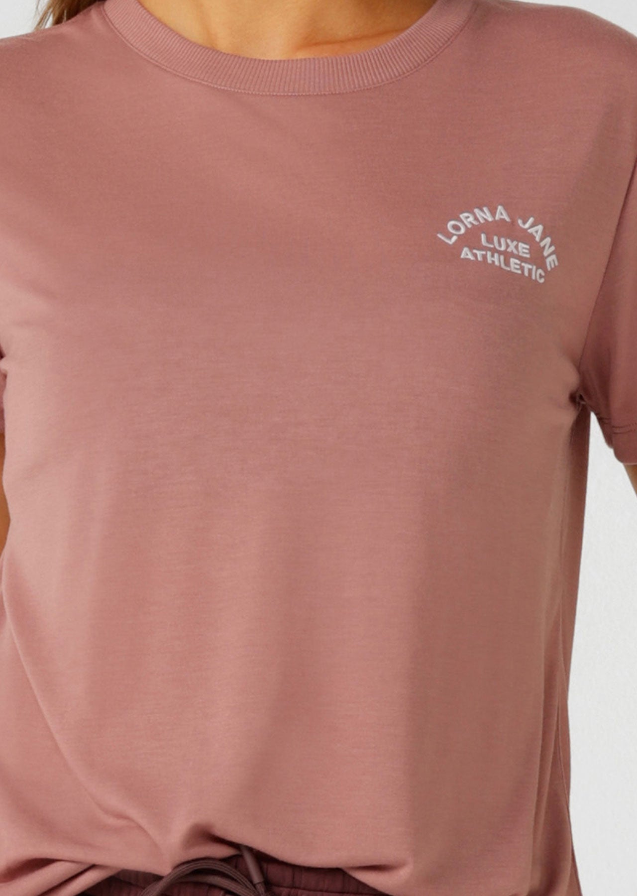 Lorna Jane Lotus T-Shirt - Wild Rose