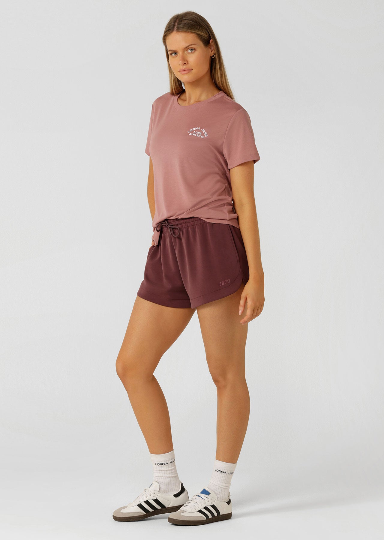 Lorna Jane Lotus T-Shirt - Wild Rose