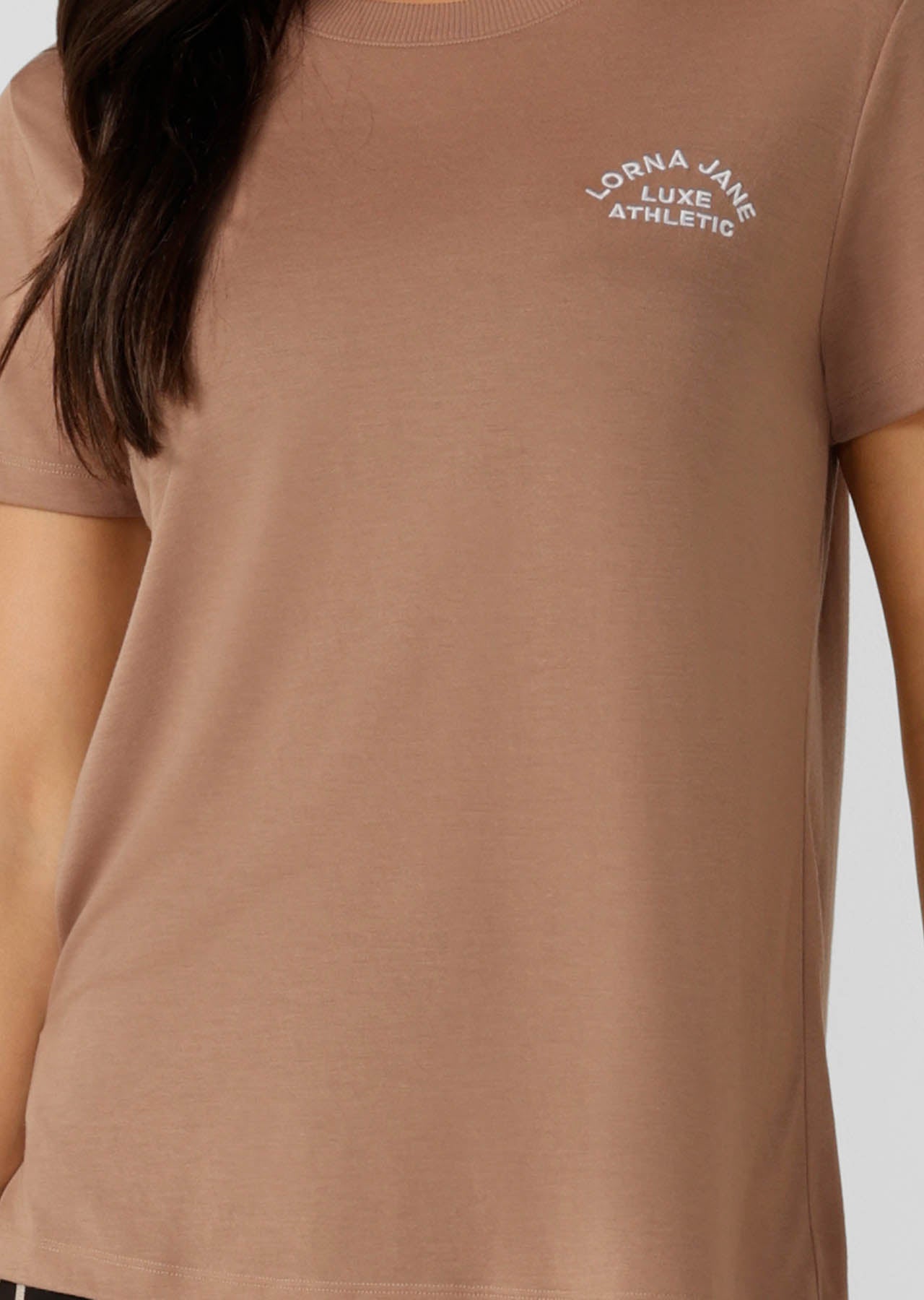 Lorna Jane Lotus T-Shirt - Walnut