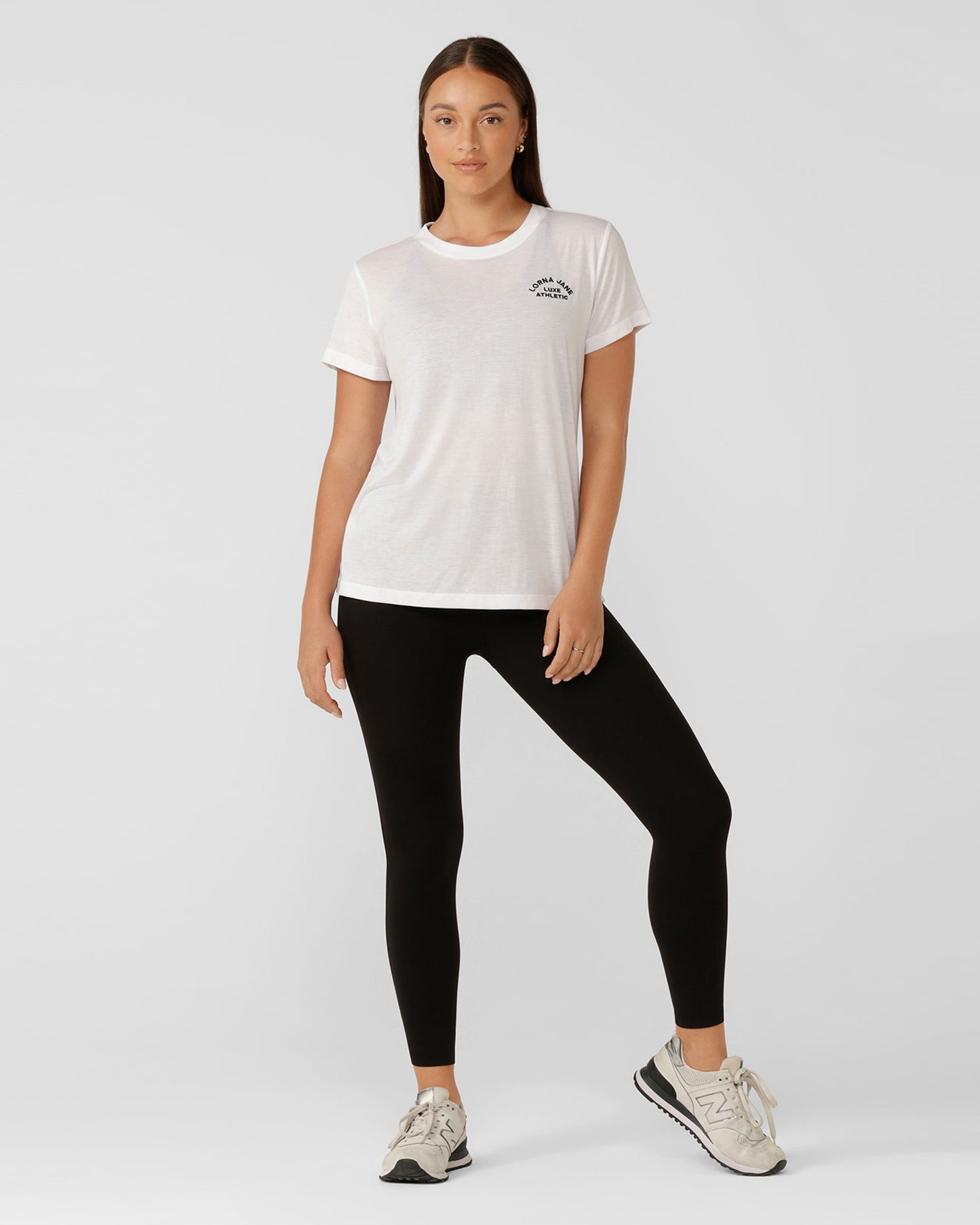 Lorna Jane Lotus T-Shirt - White