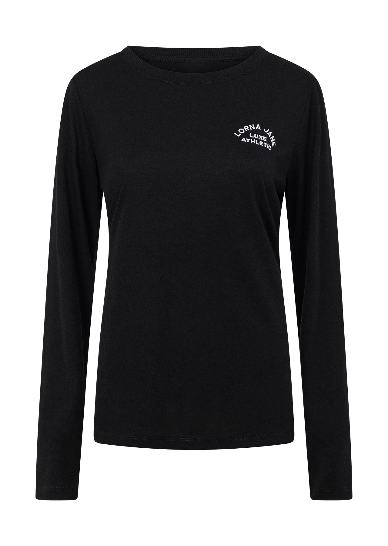 Lorna Jane Lotus Long Sleeve Top - Black