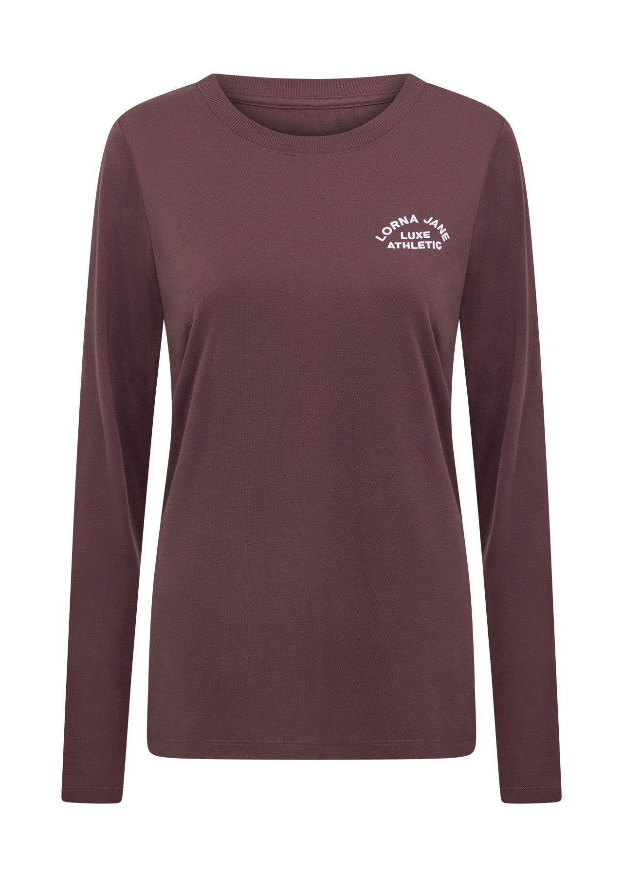 Lorna Jane Lotus Long Sleeve Top - Forest Berry