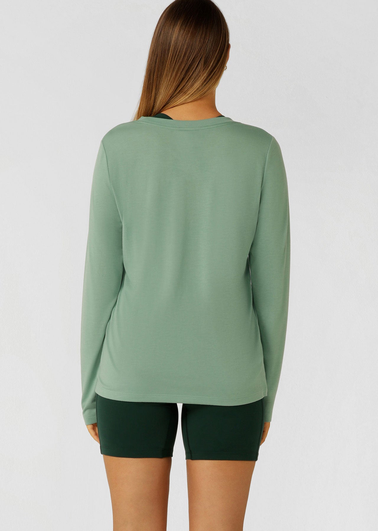 Lorna Jane Lotus Long Sleeve Top - Green Juice