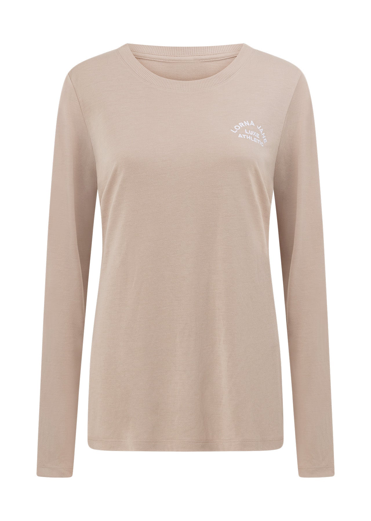 Lorna Jane Lotus Long Sleeve Top - Latte
