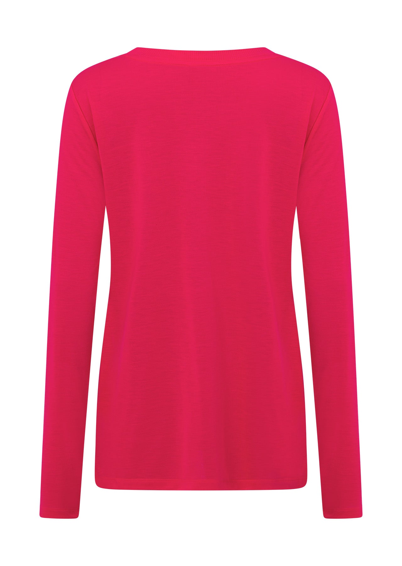 Lorna Jane Lotus Long Sleeve Top - Neon Raspberry