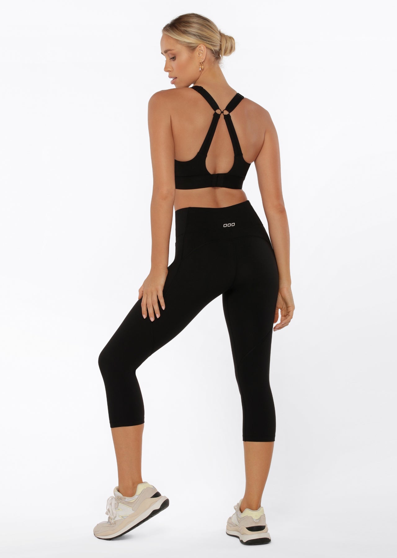 Lorna Jane Amy Phone Pocket 7/8 Tech Leggings - Recycled Black