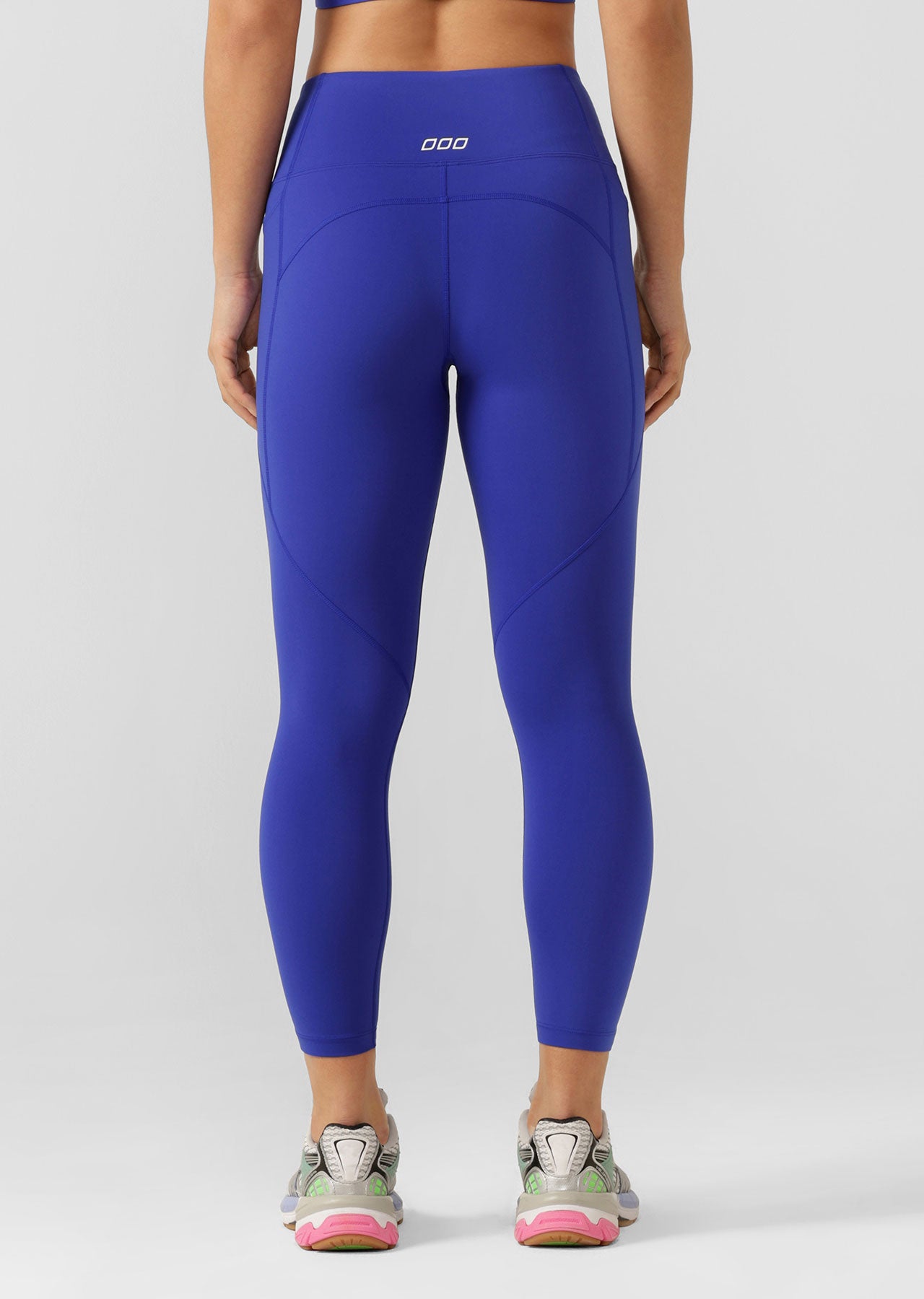 Lorna Jane Amy Phone Pocket Tech Ankle Biter Leggings - Magnetic Blue