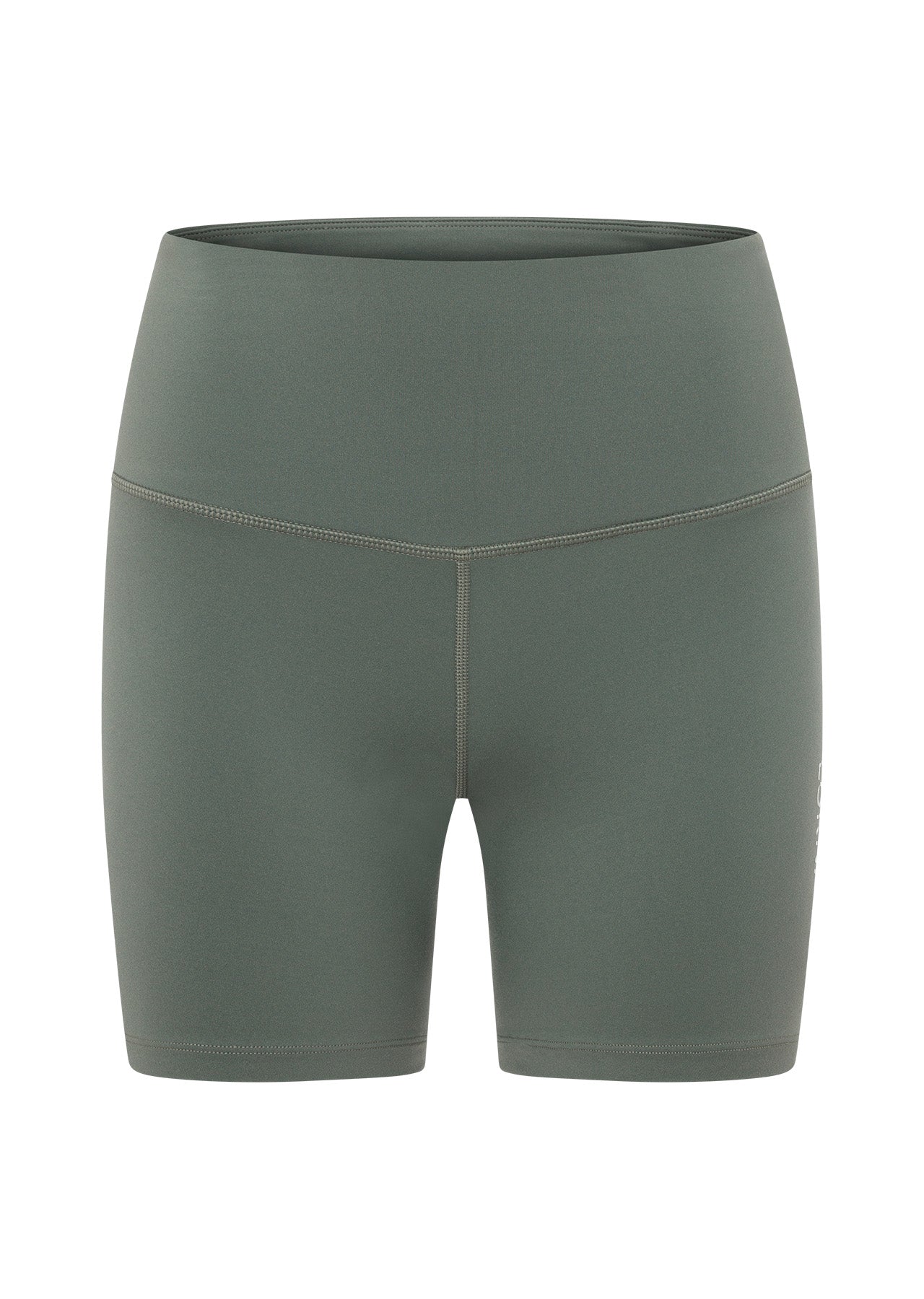 Lorna Jane Lotus No Chafe 16cm Bike Shorts - Dark Matcha