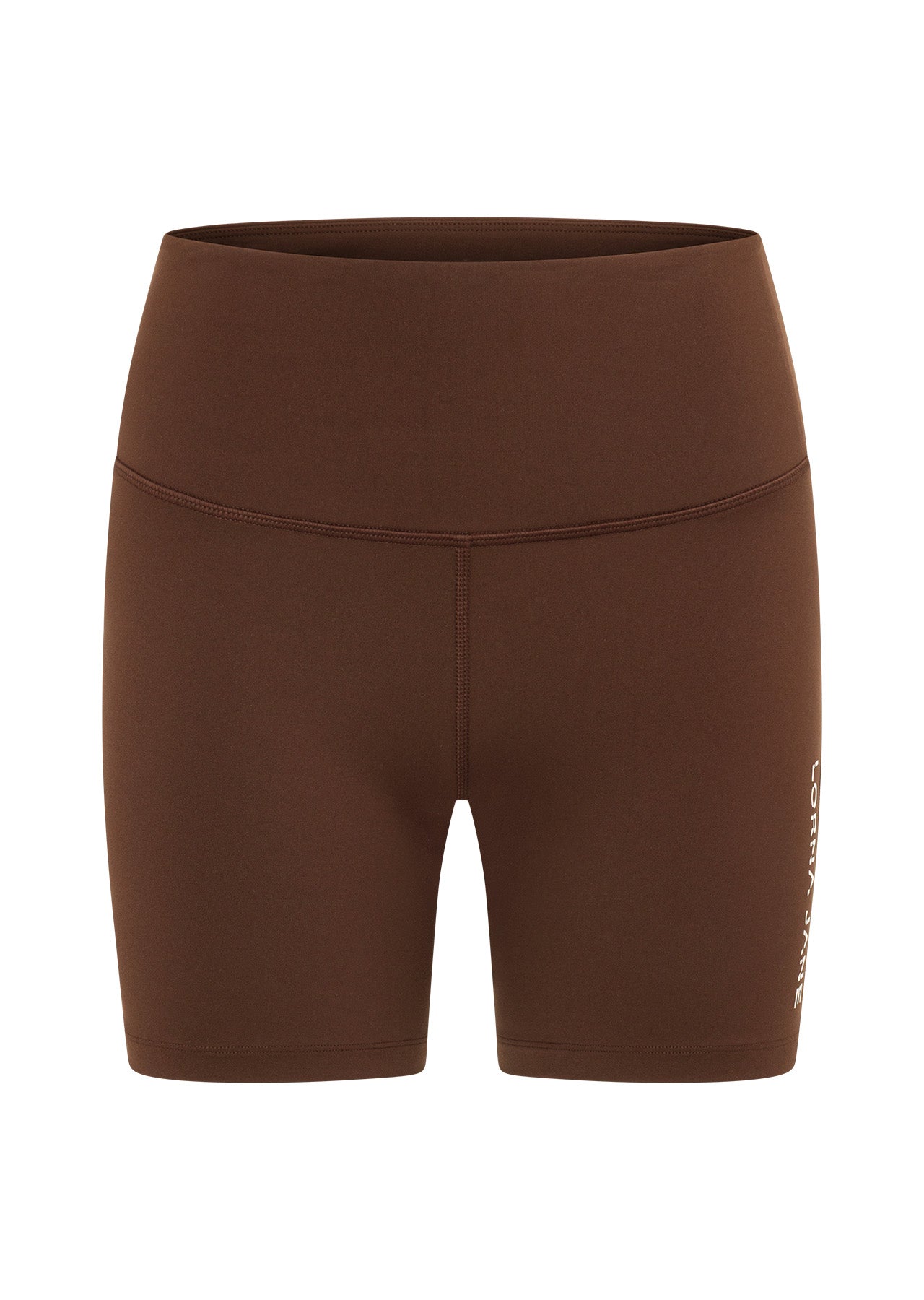 Lorna Jane Lotus No Chafe 16cm Bike Shorts - Espresso