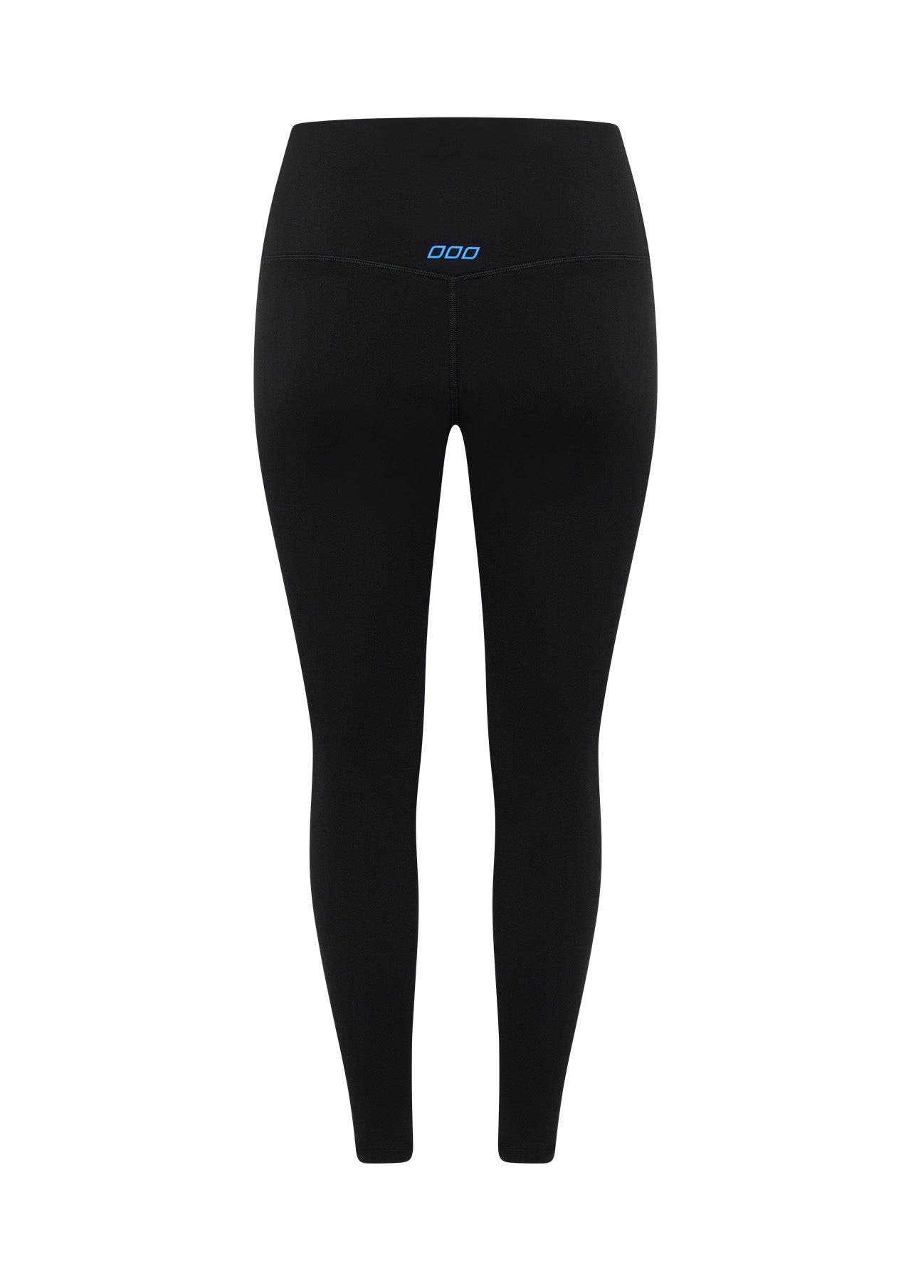 Lorna Jane Lotus No Chafe Ankle Biter Leggings - Black/Cornflower