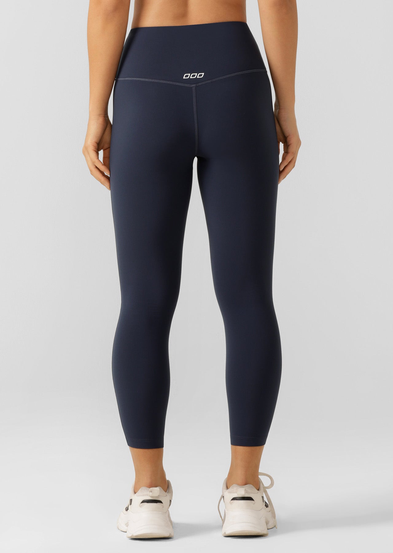 Lorna Jane Lotus No Chafe Ankle Biter Leggings - Platinum Navy