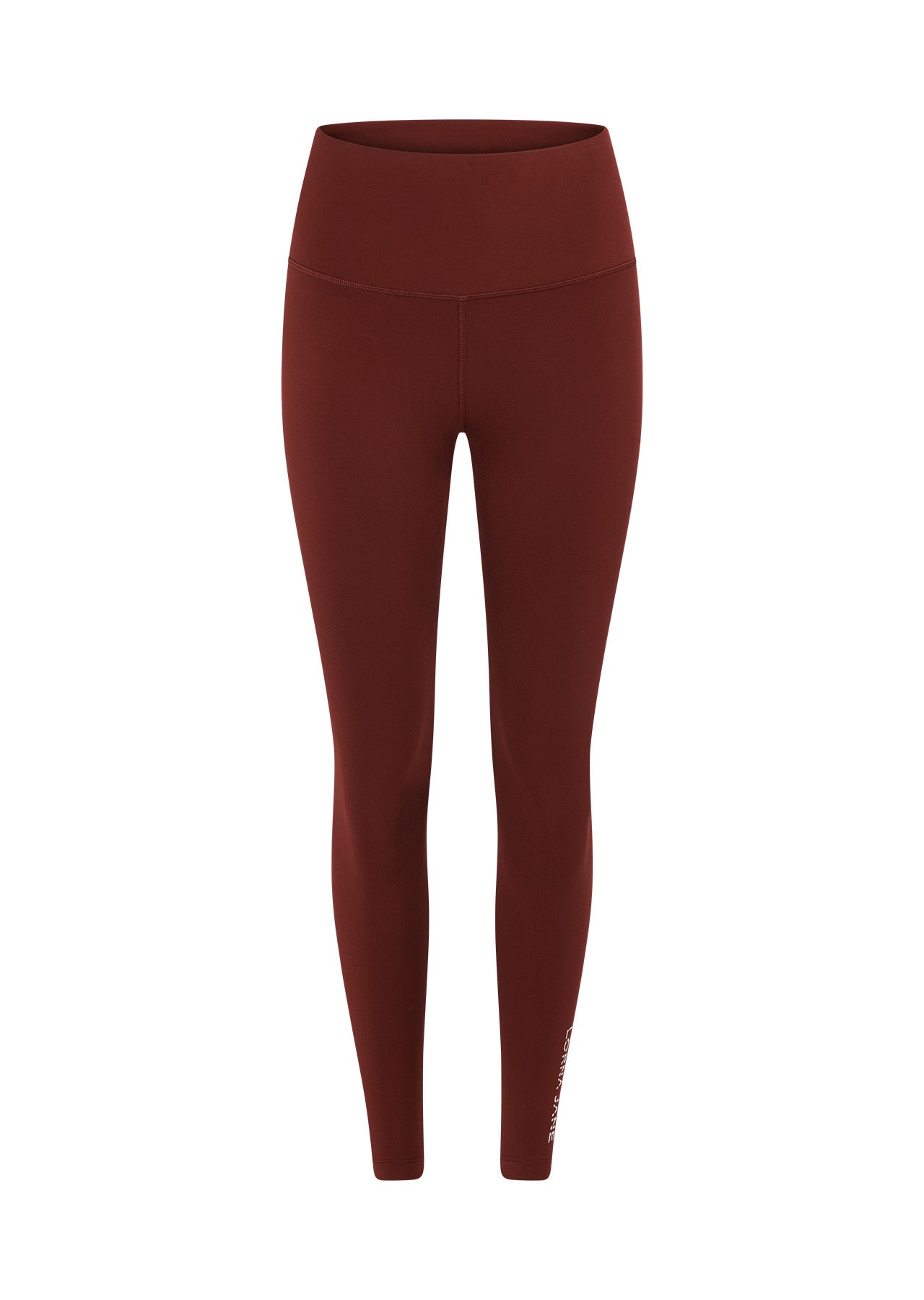 Lorna Jane Hi-Fold Lotus Ankle Biter Leggings - Merlot