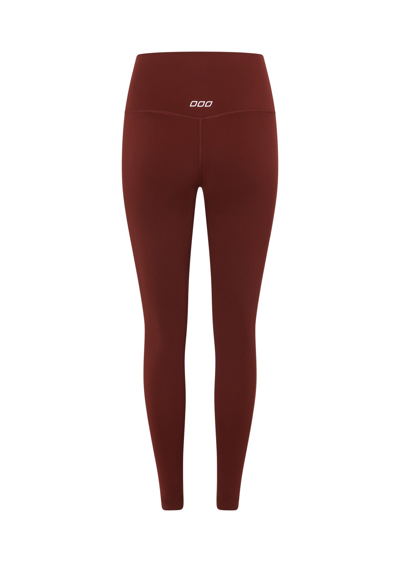 Lorna Jane Hi-Fold Lotus Ankle Biter Leggings - Merlot