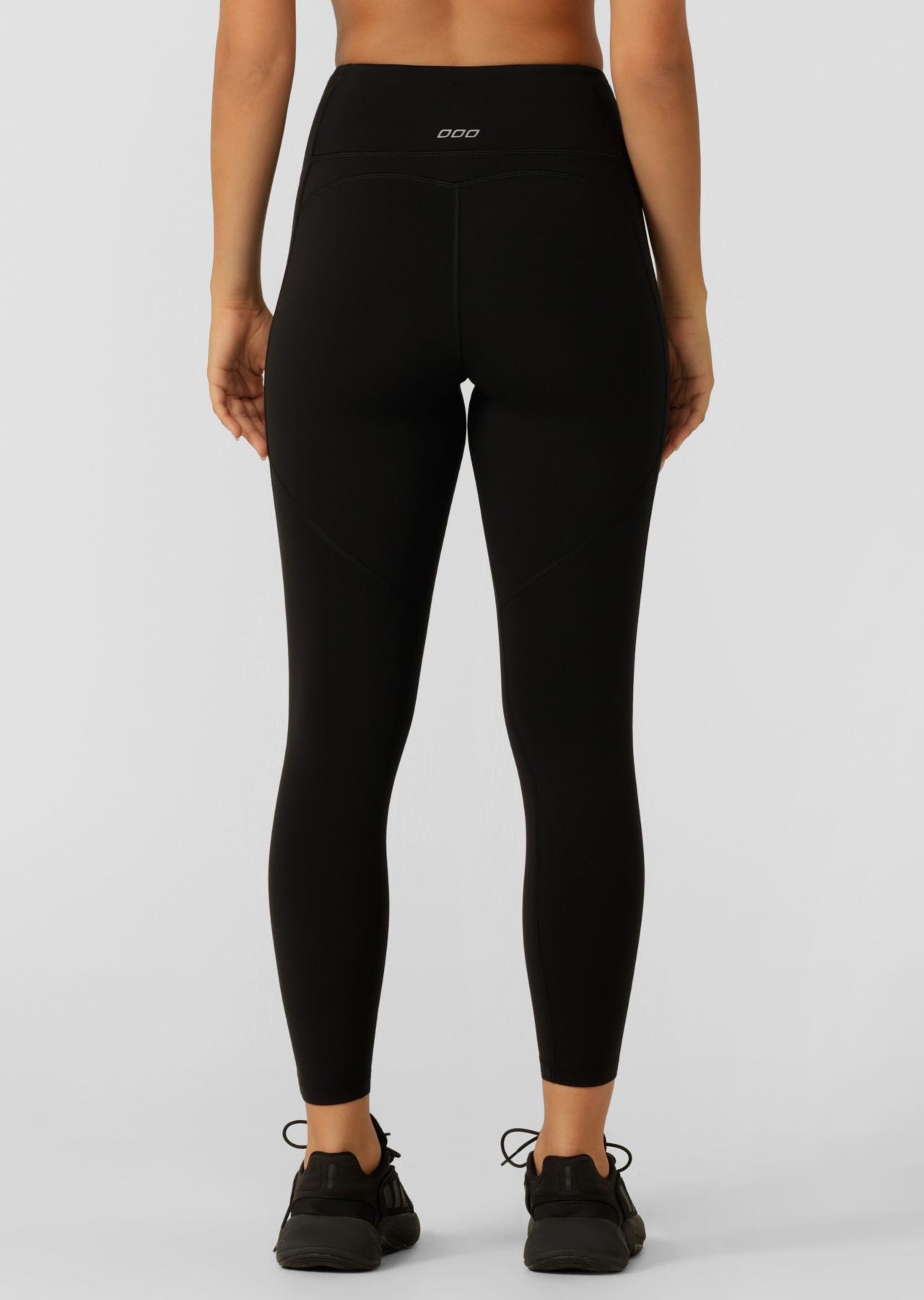 Lorna Jane Amy Thermal Phone Pocket Ankle Biter Leggings - Black