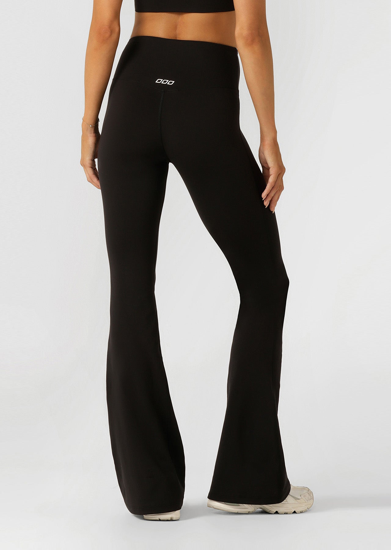 Lorna Jane Lotus Flared Leggings - Recycled Black