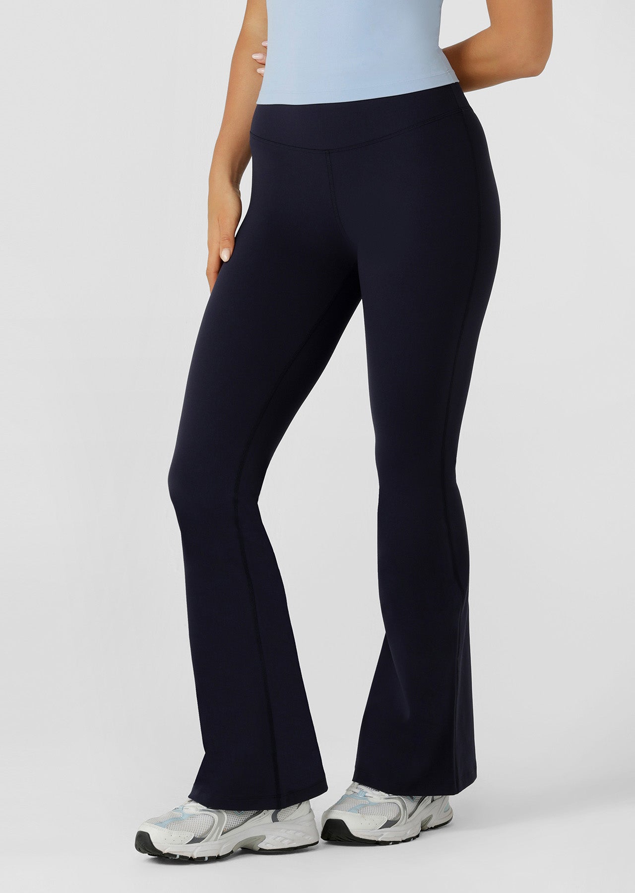 Lorna Jane Lotus Flared Leggings - Oxford Navy