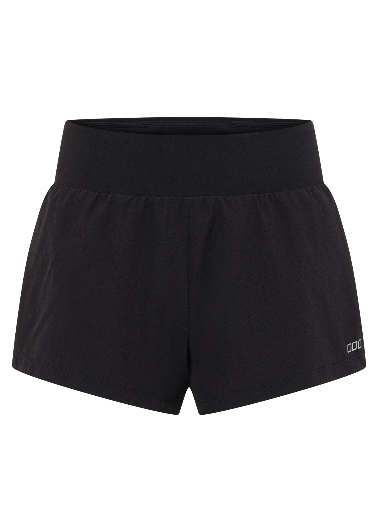 Lorna Jane Amy Stretch & Stride Pocket Run Shorts - Black