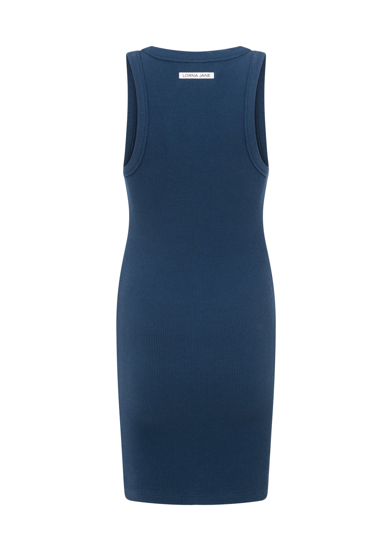 Lorna Jane On The Move Rib Tank Dress - Academy Blue